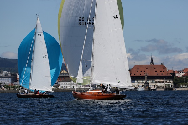 Internationale Bodenseewoche Konstanz 2014, erster Regattatag brachte Sonne und Wind